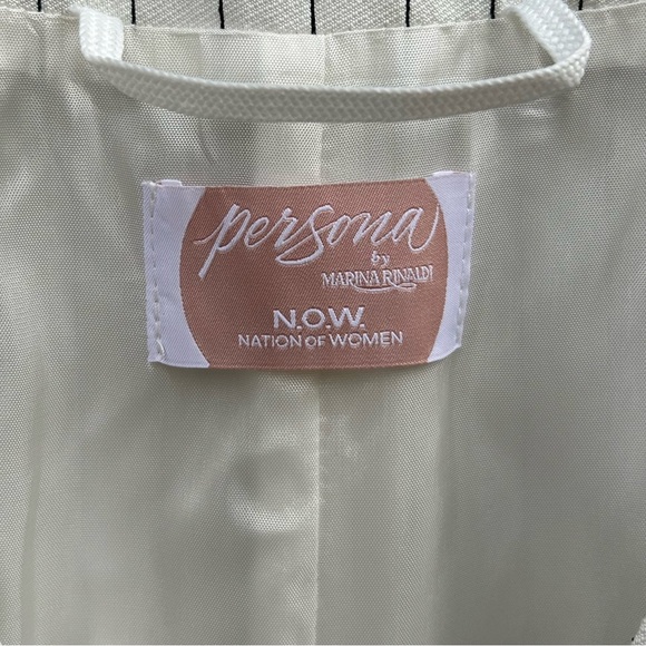 Marina Rinaldi Persona Pin Striped Waist Coat, BNwT, size 16 - Picture 7 of 8